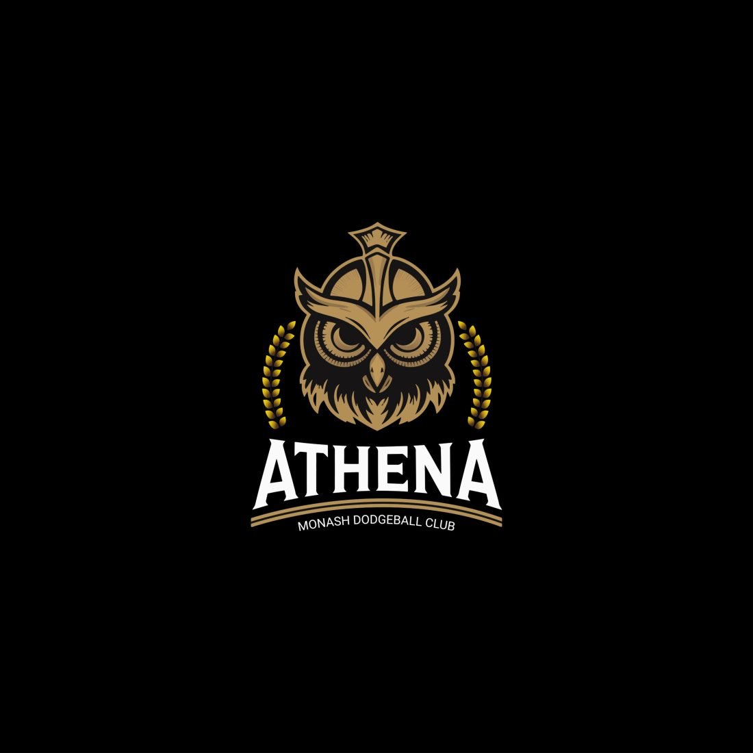 Athena LOGO for Black background-01